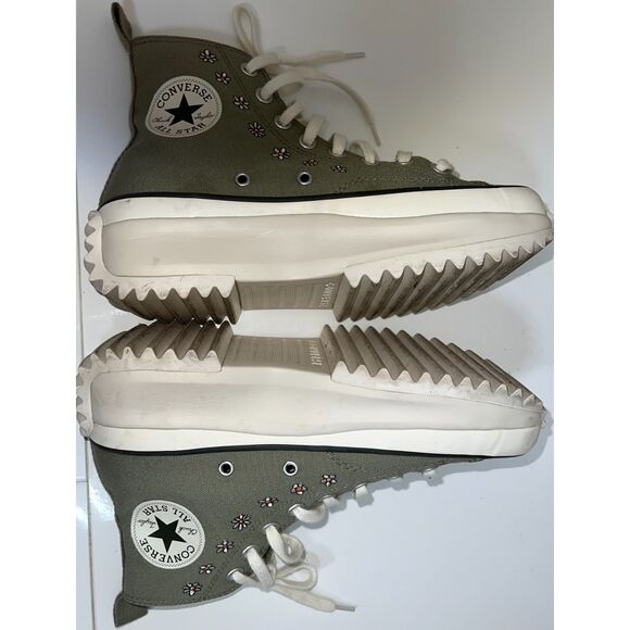 Converse Run Star Hike Platform Floral Embroidery. Size 8.5(W)/7(M) - Picture 5 of 8